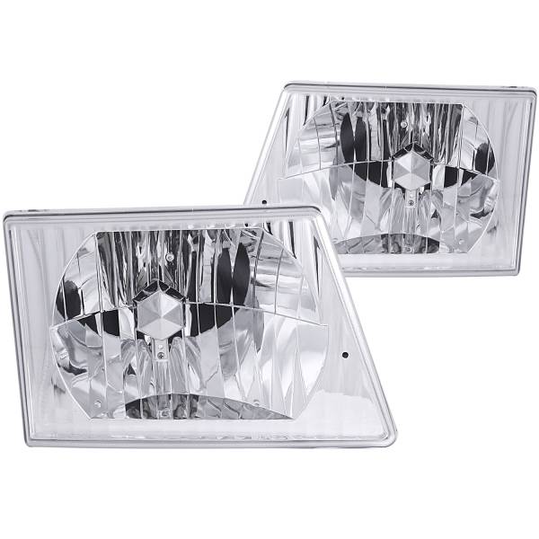 Anzo USA - Anzo USA Crystal Headlight Set,  Clear Lens - 111026