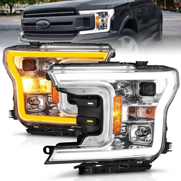 Anzo USA - Anzo USA Projector Headlight Set,  w/Plank Style Switchback - 111510