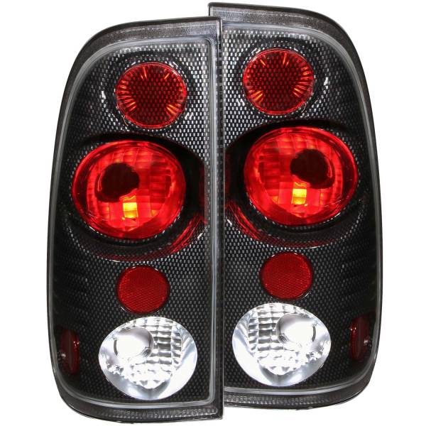 Anzo USA - Anzo USA Tail Light Assembly,  Clear/Red Lens - 211064