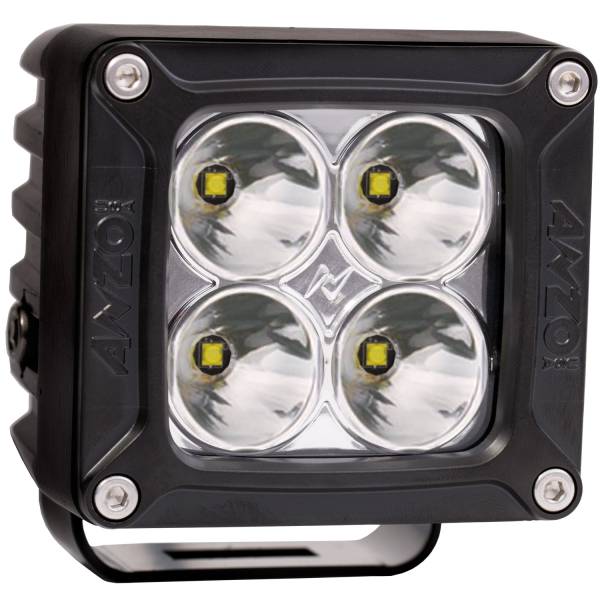 Anzo USA - Anzo USA Rugged Vision Off Road LED Spot Light,  3 in. x 3 in. - 881045