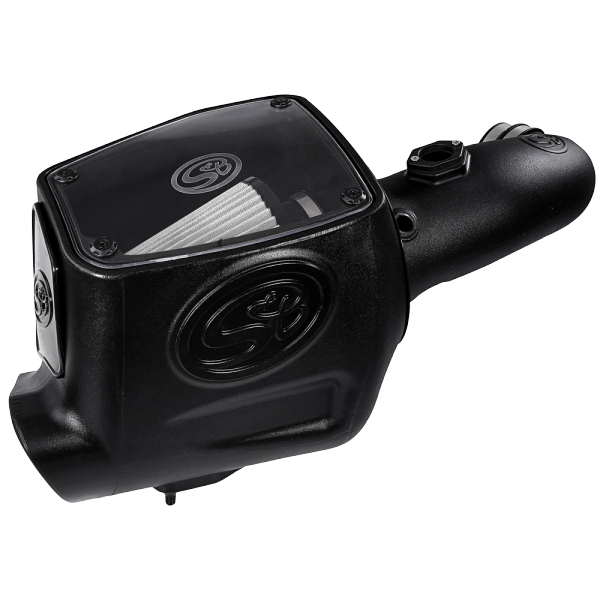 S&B - S&B Cold Air Intake For 08-10 Ford F250 F350 V8-6.4L Powerstroke Dry Extendable White - 75-5105D