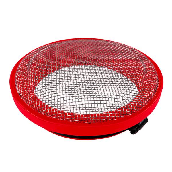 S&B - S&B Turbo Screen 5.0 Inch Red Stainless Steel Mesh W/Stainless Steel ClampS&B - 77-3004