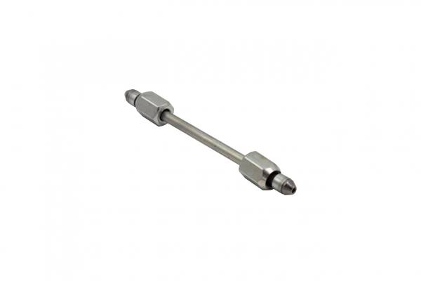 Fleece Performance - Fleece Performance 7 Inch High Pressure Fuel Line 8mm x 3.5mm Line M14 x 1.5 Nuts - FPE-34200-7