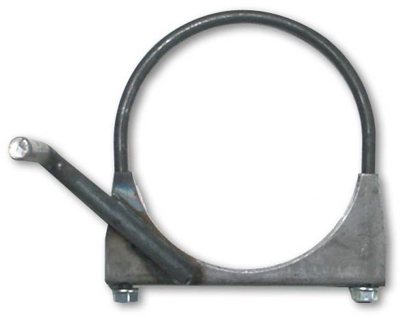 Diamond Eye Performance - Diamond Eye Performance Exhaust Clamp 5 Inch Standard Steel U-Bolt Saddle Clamp - 445079