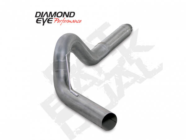 Diamond Eye Performance - Diamond Eye Performance DPF Back Exhaust For 6.7L Cummins 4 Inch Single Passenger Side Stainless Diesel - K5256S