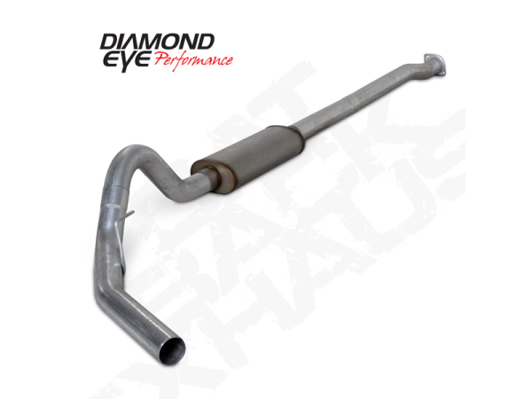 Diamond Eye Performance - Diamond Eye Performance Cat Back Exhaust For 3.5L Eco-Boost Engine 3.5 Inch Single In Single Out Passenger Side Stainless - K3332S
