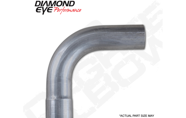 Diamond Eye Performance - Diamond Eye Performance Exhaust Pipe Elbow 90 Degree L Bend 4 Inch Aluminized Performance Elbow - 529020