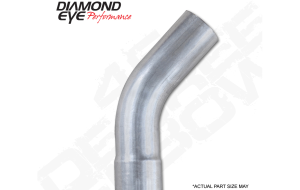 Diamond Eye Performance - Diamond Eye Performance Exhaust Pipe Elbow 45 Degree 3 Inch Stainless Performance Elbow - 524526