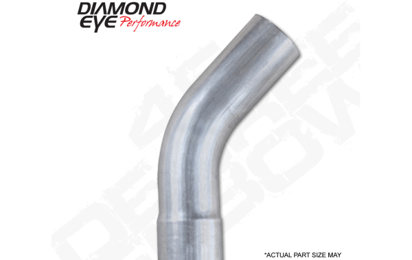 Diamond Eye Performance - Diamond Eye Performance Exhaust Pipe Elbow 45 Degree 5 Inch Stainless Performance Elbow - 524525