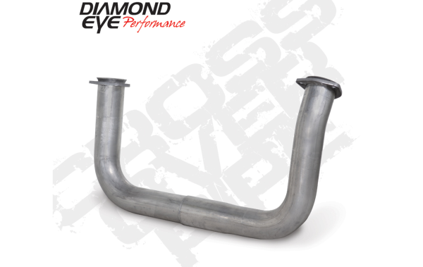 Diamond Eye Performance - Diamond Eye Performance Exhaust Pipe 2.5 Inch Aluminized Crossover Pipe - 321099