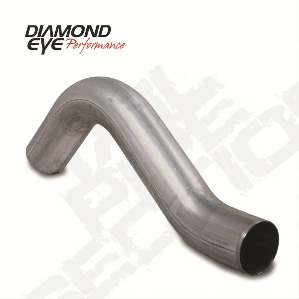 Diamond Eye Performance - Diamond Eye Performance Exhaust Pipe 4 Inch 94-07 F250/F350 -6.0L First Section Only Driver Side Performance Series - 162026