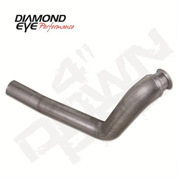 Diamond Eye Performance - Diamond Eye Performance Turbocharger Down Pipe 3 Inch Inlet/Outlet 94-97.5 F250/F350 W/ Oxygen Sendor Bung First Section - 162002