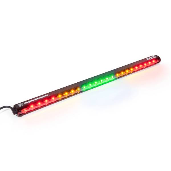 Baja Designs - Baja Designs 30 Inch Light Bar RTL-G Solid Amber, Green Center, Flashing Amber - 103003