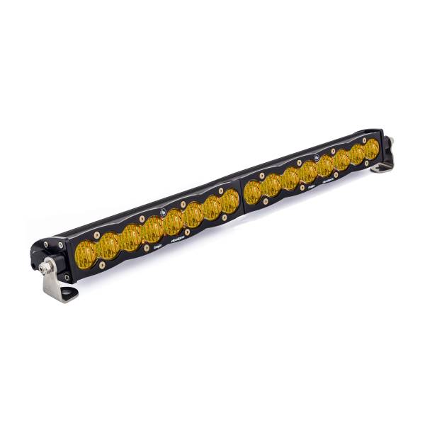 Baja Designs - Baja Designs 20 Inch LED Light Bar Single Amber Straight Wide Driving Pattern S8 Series - 702014