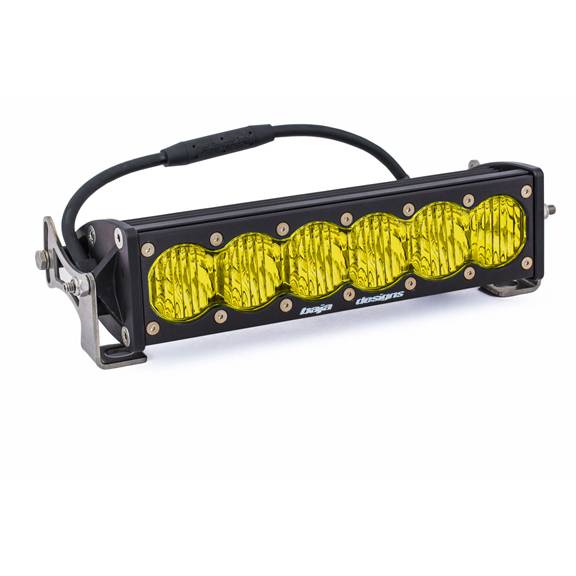 Baja Designs - Baja Designs 10 Inch LED Light Bar Amber Lens Wide Driving OnX6 - 451014