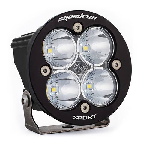 Baja Designs - Baja Designs LED Light Pod Clear Lens Spot Pattern Each Squadron R Sport - 580001