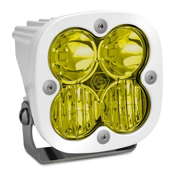 Baja Designs - Baja Designs LED Light Pod White Amber Lens Driving/Combo Pattern Squadron Pro - 490013WT