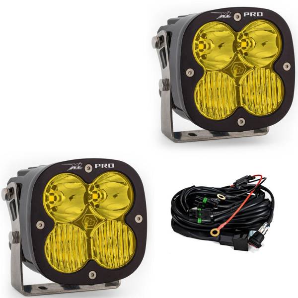 Baja Designs - Baja Designs LED Light Pods Amber Lens Driving Combo Pattern Pair XL Pro Series - 507813