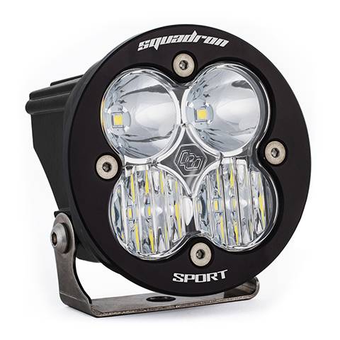 Baja Designs - Baja Designs LED Light Pod Clear Lens Driving/Combo Pattern Each Squadron R Sport - 580003