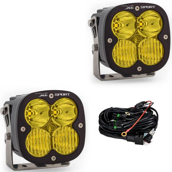 Baja Designs - Baja Designs LED Light Pods Amber Lens Driving Combo Pattern Pair XL Sport Series - 567813