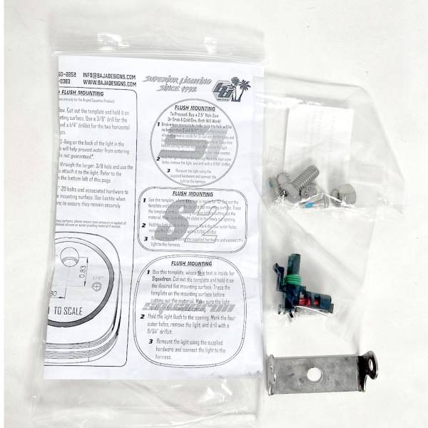 Baja Designs - Baja Designs Squardron/S2 Series Parts Bag - 660304