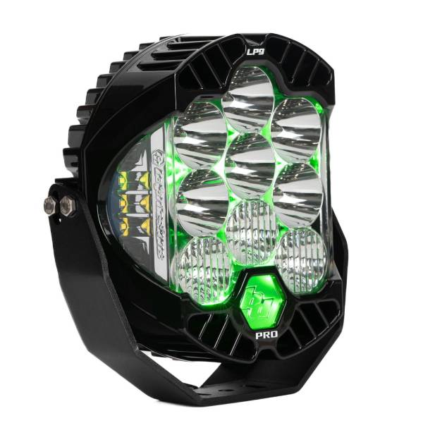 Baja Designs - Baja Designs LP9 Pro LED Auxiliary Light Pod Light Pattern Driving/Combo Green Backlight  - 320016