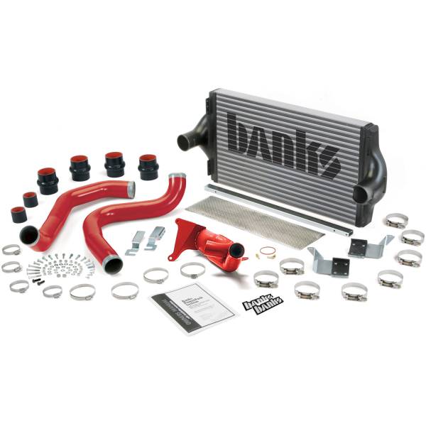 Banks Power - Banks Power Intercooler System W/Boost Tubes Tubes (red powder-coated) 99 Ford 7.3L - 25972