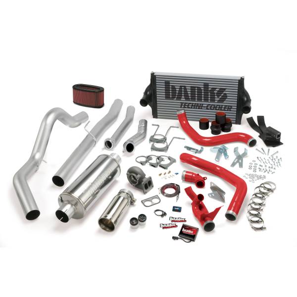 Banks Power - Banks Power PowerPack Bundle Complete Power System W/OttoMind Engine Calibration Module Chrome Tail Pipe 94-97 Ford 7.3L CCLB Automatic Transmission - 46356
