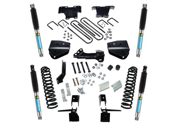 Superlift - Superlift 4 inch Lift Kit - 2017-2022 Ford F-250 and F-350 Super Duty 4WD - with Bilstein Shocks - Diesel Only - K164B