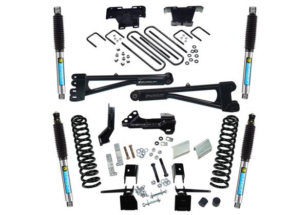 Superlift - Superlift 4 inch Radius Arm Lift Kit - 2017-2022 Ford F-250 and F-350 Super Duty 4WD - with Bilstein Shocks - Diesel Only - K165B