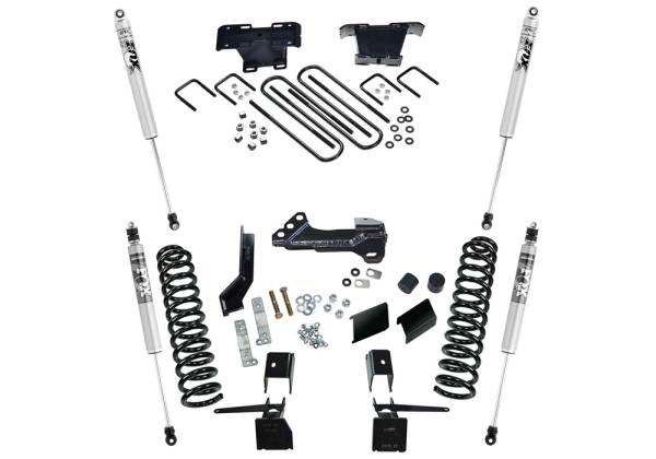 Superlift - Superlift 4 inch Lift Kit - 2017-2022 Ford F-250/350 4WD Diesel Engine with Replacement Radius Arms with FOX 2.0 Series Shocks - K165F