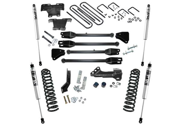 Superlift - Superlift 4 inch Lift Kit - 2017-2022 Ford F-250/350 4WD Diesel Engine with 4-Link Conversion with FOX 2.0 Series Shocks - K166F