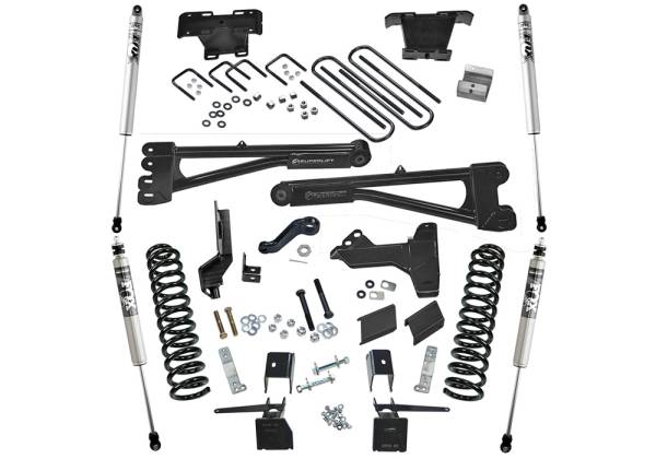 Superlift - Superlift 6 inch Lift Kit - 2017-2022 Ford F-250/350 4WD Diesel with Replacement Radius Arms with FOX 2.0 Series Shocks - K169F