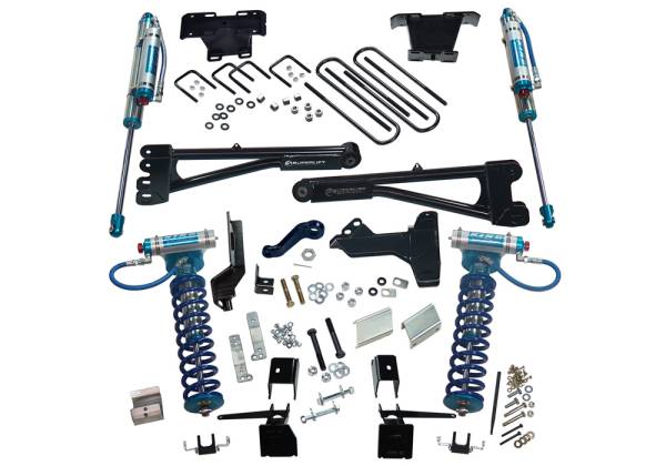 Superlift - Superlift 6" King Ed Radius Arm Lift Kit-17-22 F250/350 4WD w King Frt Clvr & Res Rr Shcks - K169KG