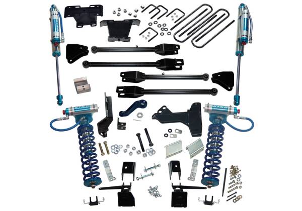 Superlift - Superlift 6" King Ed 4-Link Lift Kit-17-22 F250/350 4WD w King Frt Clvr & Res Rr Shcks - K171KG