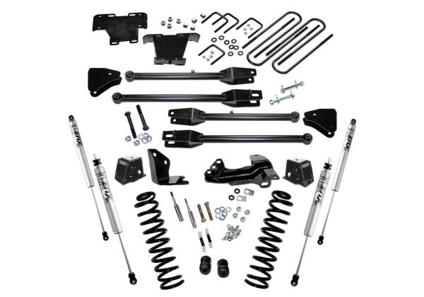 Superlift - Superlift 4 inch Lift Kit - 2005-2007 Ford F-250/350 4WD Diesel Engine with 4-Link Conversion with FOX 2.0 Series Shocks - K230F