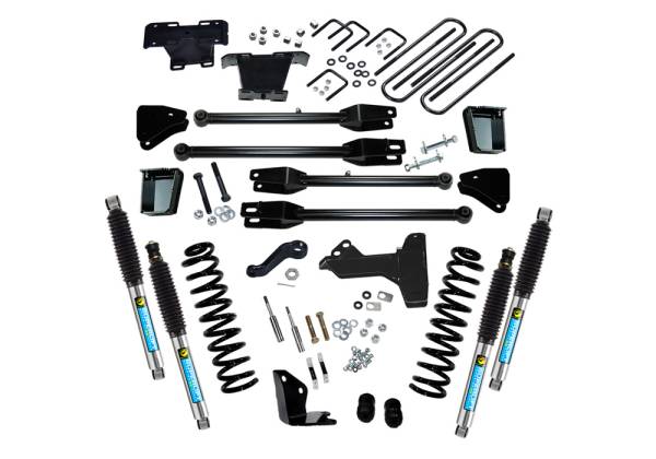 Superlift - Superlift 6 inch Lift Kit - 2005-2007 Ford F-250 and F-350 Super Duty 4WD - Diesel Engine - with a 4-Link Conversion and Bilstein Shocks - K231B