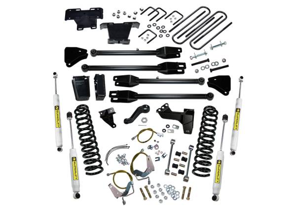 Superlift - Superlift 6 inch Lift Kit - 2008-2010 Ford F-250 and F-350 Super Duty 4WD - Diesel Engine - with a 4-Link Conversion and Superlift Shocks - K234