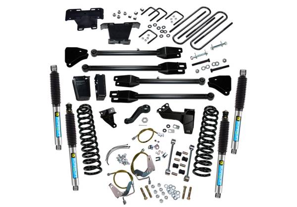 Superlift - Superlift 6 inch Lift Kit - 2008-2010 Ford F-250 and F-350 Super Duty 4WD - Diesel Engine - with a 4-Link Conversion and Bilstein Shocks - K234B