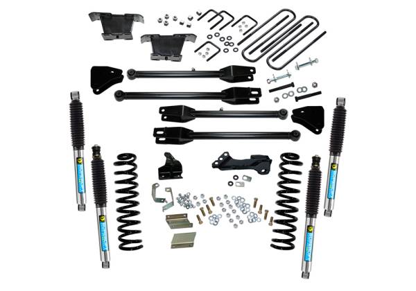 Superlift - Superlift 4 inch Lift Kit - 2011-2016 Ford F-250 and F-350 Super Duty 4WD - Diesel Engine - with a 4-Link Conversion and Bilstein Shocks - K236B