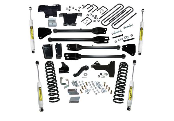 Superlift - Superlift 6 inch Lift Kit - 2011-2016 Ford F-250 and F-350 Super Duty 4WD - Diesel Engine - with a 4-Link Conversion and Superlift Shocks - K237