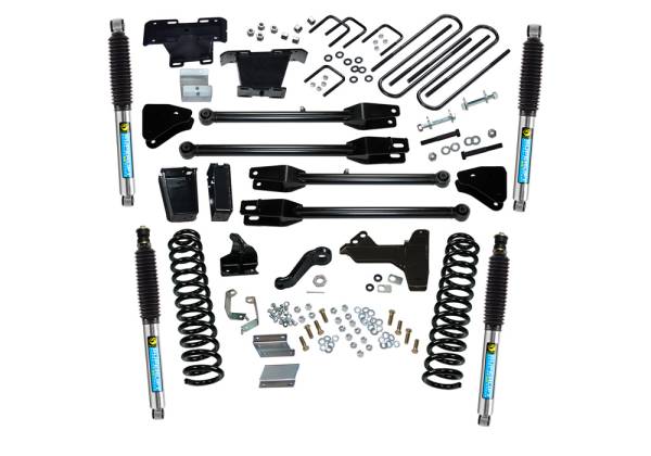 Superlift - Superlift 6 inch Lift Kit - 2011-2016 Ford F-250 and F-350 Super Duty 4WD - Diesel Engine - with a 4-Link Conversion and Bilstein Shocks - K237B