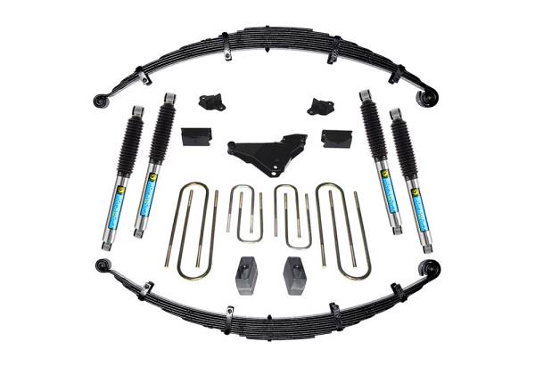 Superlift - Superlift 4 inch Lift Kit - 2000-2004 Ford F-250 and F-350 Super Duty 4WD - Diesel and V-10 - with Bilstein Shocks - K632B