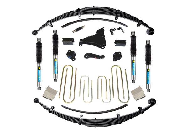 Superlift - Superlift 8 inch Lift Kit - 2000-2004 Ford F-250 and F-350 Super Duty 4WD - Diesel and V-10 - with Bilstein Shocks - K644B