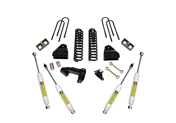 Superlift - Superlift 4 inch Lift Kit - 2008-2010 Ford F-250 and F-350 Super Duty 4WD - Diesel Engine - with Superlift Shocks - K854