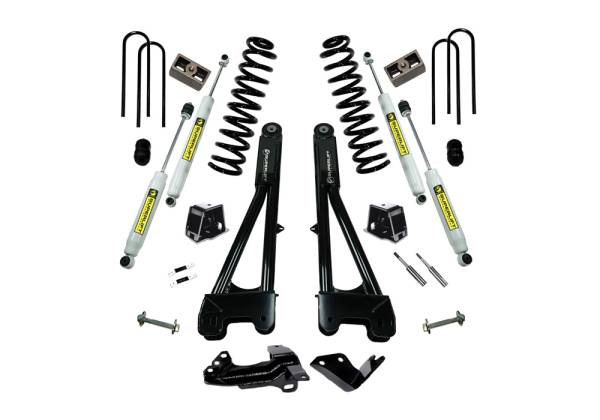 Superlift - Superlift 4" Lift Kit - 05-07 F250/F350 4WD - Dsl w/ Replacement Radius Arms w/ SL Shocks - K975