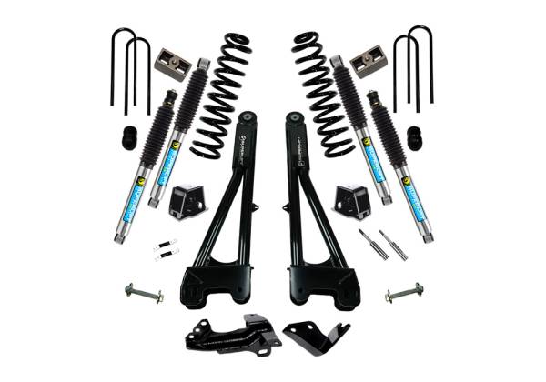 Superlift - Superlift 4" Lift Kit - 05-07 F250/F350 4WD - Dsl w/ Replacement Radius Arms w/ Bil Shocks - K975B