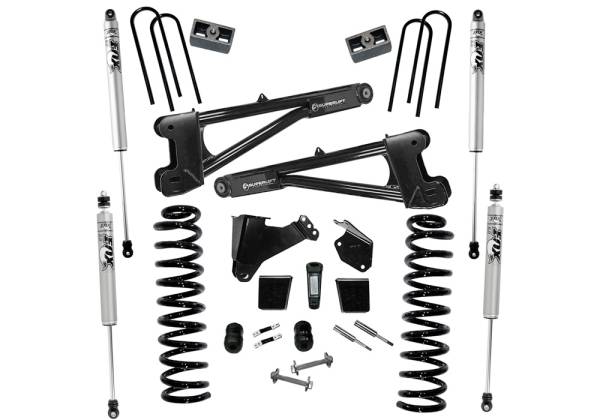 Superlift - Superlift 6 inch Lift Kit - 2005-2007 Ford F-250/350 4WD Diesel Engine with Replacement Radius Arms with FOX 2.0 Series Shocks - K977F