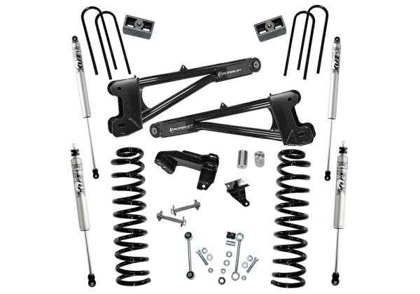 Superlift - Superlift 4 inch Lift Kit - 2011-2016 Ford F-250/350 4WD Diesel Engine with Replacement Radius Arms with FOX 2.0 Series Shocks - K987F