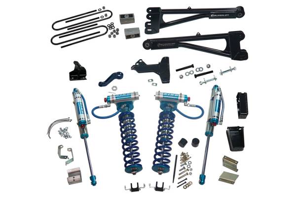 Superlift - Superlift 6 inch Lift Kit - 2011-2016 Ford F-250 and F-350 Super Duty 4WD with Replacement Radius Arms, King Coilovers and King rear Shocks - K989KG